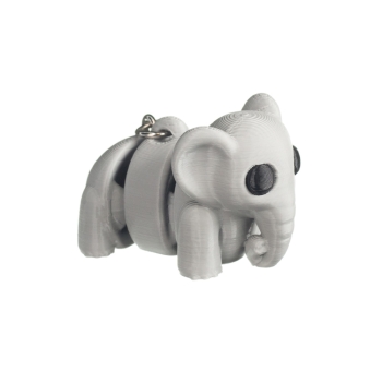 Słoń szary - brelok do kluczy